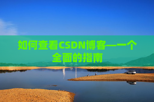 如何查看CSDN博客—一个全面的指南